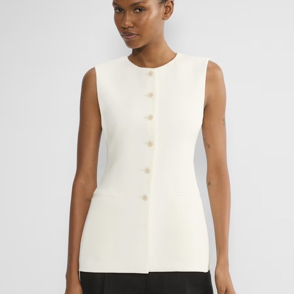 Babaton Aritzia Juris Vest in Espace NWT Size 8